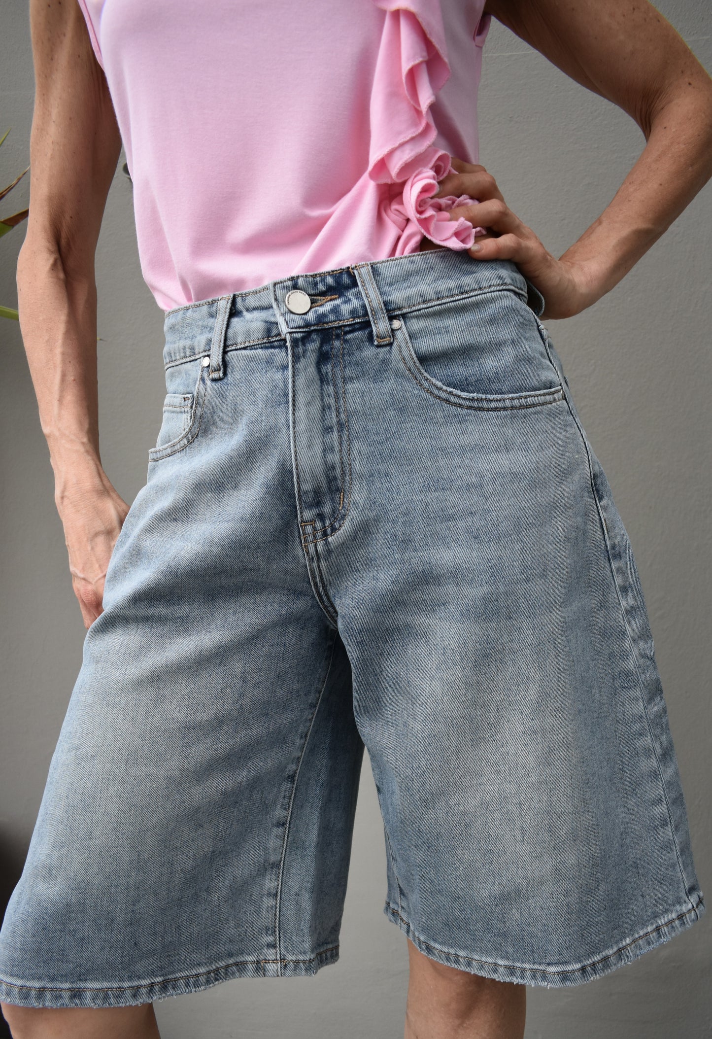 bermuda wide leg basic