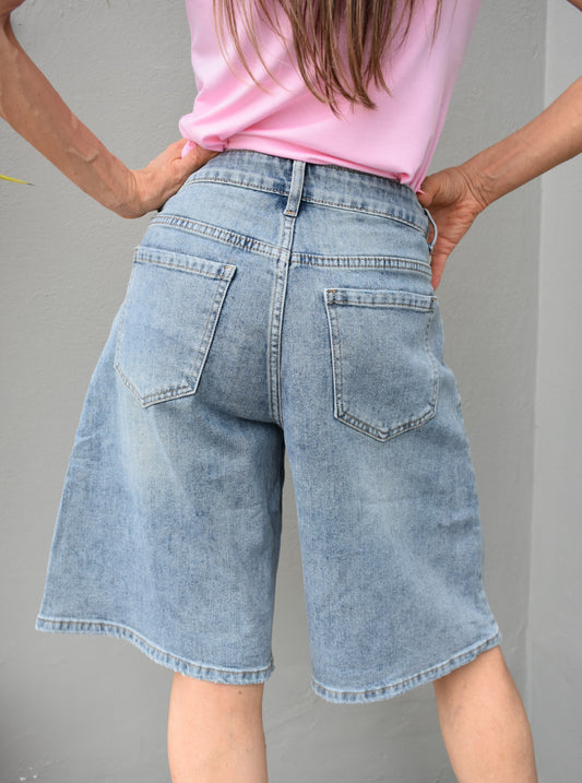 bermuda wide leg basic