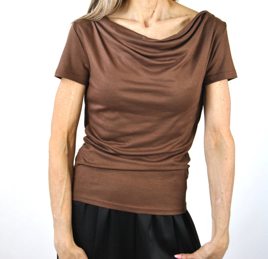 t-shirt con pizzo