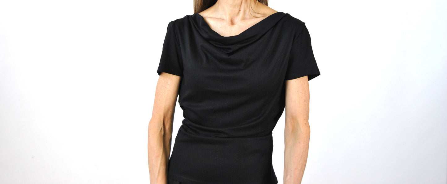 t-shirt con pizzo