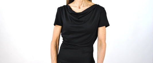 t-shirt con pizzo