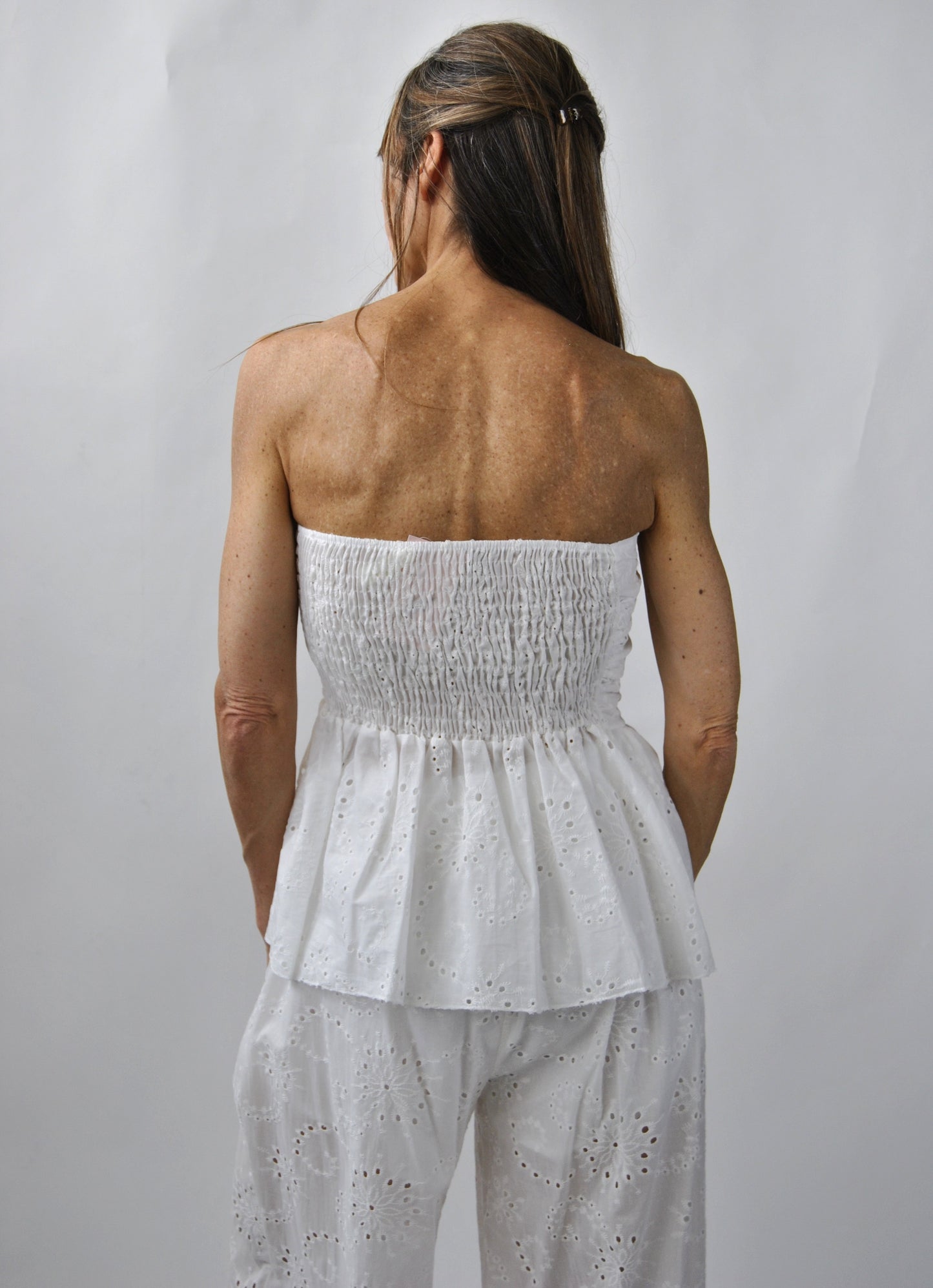 top e pant pizzo